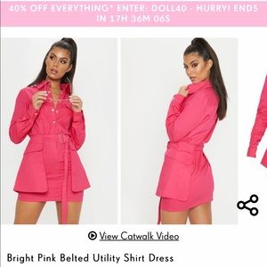 pretty little thing Pink Dress